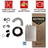 Noritz Eztr50 50 Gal. 9.8 Gpm Liquid Propane Gas Tankless Water Heater Kit