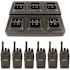 Midland BR200X6BGC Biztalk Bundle Pack, 6 BR200's with Gang Charger