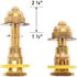 Fluidmaster SetFast Pro 5/16 in. x 2-1/4 in. No Cut Brass Closet Toilet Bolt Kit