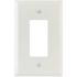 TITAN White Smooth 1-Gang Rocker Jumbo Metal Wall Plate