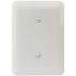 Titan3 White Smooth 1-Gang Blank Maxi Metal Wall Plate