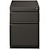 Hirsh 20 in. D 2-Drawer Charcoal Metal Letter Width 15 in. W Mobile Pedestal File Cabinet File-File