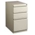 Hirsh 23 in. D 3-Drawer Light Gray Metal Letter Width 15 in. W Mobile Pedestal File Cabinet Box-Box-File