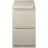 Hirsh 23 in. D 2-Drawer Light Gray Mobile Metal Letter Width 15 in. W Pedestal File Cabinet File-File