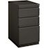 Hirsh 20 in. D 3-Drawer Charcoal Metal Letter Width 15 in. W Mobile Pedestal File Cabinet Box-Box-File