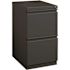 Hirsh 20 in. D 2-Drawer Charcoal Metal Letter Width 15 in. W Mobile Pedestal File Cabinet File File