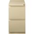 Hirsh 20 in. D 2-Drawer Putty Metal Letter Width 15 in. W Mobile Pedestal File Cabinet File-File