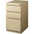 Hirsh 20 in. D 3-Drawer Putty Metal Letter Width 15 in. W Mobile Pedestal File Cabinet Box-Box-File
