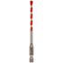 Milwaukee 3/16 in. x 2 in. x 4 in. SHOCKWAVE Carbide Hammer Drill Bit for Concrete, Stone, Masonry Drilling