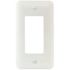 Titan3 White Smooth 1-Gang Rocker Princess Metal Wall Plate