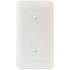 Titan3 White Smooth 1-Gang Blank Princess Metal Wall Plate