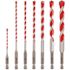 Milwaukee SHOCKWAVE Carbide Hammer Drill Bit Kit (7-Piece) for Concrete, Stone, Masonry Drilling