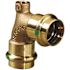Viega ProPress 3/4 in. x 3/4 in. Press x 1/8 in. FPT Zero-Lead Bronze Vent Elbow (2-Pack)
