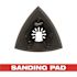 Milwaukee 3-1/2 in. Sandpaper Multi-Tool Oscillating Sanding Pad (1-Pack)