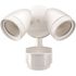 240 Degree LED Motion Sensor Light Outdoor White Twin Head Flood Security Light 1200 to 2400 Lumens Driveway Walkway