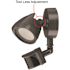240 Degree LED Motion Sensor Light Outdoor Bronze Twin Head Flood Security Light 1200 to 2400 Lumens Driveway Walkway