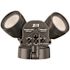 240 Degree LED Motion Sensor Light Outdoor Bronze Twin Head Flood Security Light 1200 to 2400 Lumens Driveway Walkway