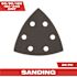 Milwaukee 3-1/2 in. Sandpaper Oscillating Sanding Accessories Kit (25-Piece)