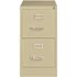 Hirsh 25 in. D 2-Drawer Putty Metal Letter Width 15 in. W Vertical File Cabinet Commercial Grade