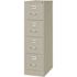 Hirsh 25 in. D 4-Drawer Light Gray Metal Letter Width 15 in. W Vertical File Cabinet Commercial Grade