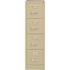 Hirsh 26.5 in. D 4-Drawer Putty Metal Letter Width 15 in. W Vertical File Cabinet
