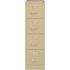 Hirsh 22 in. D 4-Drawer Putty Metal Letter Width 15 in. W Vertical File Cabinet, Commercial Grade
