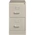 Hirsh 25 in. D 2-Drawer Light Gray Metal Letter Width 15 in. W Vertical File Cabinet Commercial Grade