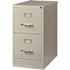 Hirsh 25 in. D 2-Drawer Light Gray Metal Letter Width 15 in. W Vertical File Cabinet Commercial Grade
