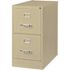 Hirsh 26.5 in. D 2-Drawer Putty Metal Letter Width 15 in. W Vertical File Cabinet Commercial Grade