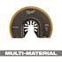 Milwaukee 3-1/2 in. Titanium Segmented Bi-Metal Universal Fit Multi-Tool Oscillating Blade (1-Pack)