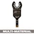 Milwaukee 3/8 in. Titanium Bi-Metal Universal Fit Wood and Metal Cutting Multi-Tool Oscillating Blade (1-Pack)