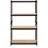 Iron Horse 36 in. W Charcoal 4-Drawer Lateral File Cabinet
