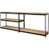 Iron Horse Riveted Garage Storage Shelving Unit, 5-Shelf Steel Black Unit 48 in. W x 72 in. H x 18 in. D