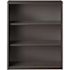 Hirsh 42 in. Tall Charcoal Metal 3-Shelf Standard Bookcase with Adjustable Shelves