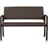 BALKENE HOME Miles 47 in. 2-Person Mocha All Weather Wicker Outdoor Patio Bench