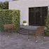 BALKENE HOME Miles 47 in. 2-Person Mocha All Weather Wicker Outdoor Patio Bench