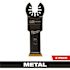Milwaukee 1-1/8 in. Titanium Bi-Metal Universal Fit Wood and Metal Cutting Multi-Tool Oscillating Blade (3-Pack)