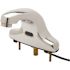 T&S Sensor Touchless Faucet 4 in. Deck Mount Faucet in Polished Chrome Plated Brass