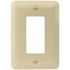 TITAN Ivory Smooth 1-Gang Rocker Maxi Metal Wall Plate