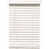 Home Decorators Collection White Cordless Room Darkening Faux Wood Blind 2 in. Slats 27 in. W x 60 in. L