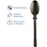 Dixie Ultra SmartStock Series-T Black Disposable Polypropylene Plastic Spoon Refill Utensils (960 Pieces per Case)