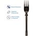 Dixie Ultra SmartStock Series-T Black Disposable Polypropylene Plastic Fork Refill Utensils (960 Pieces per Case)
