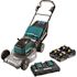Makita 21 in. 18V X2 (36V) LXT Lithium-Ion Brushless Cordless Walk Behind Self-Propelled Lawn Mower Kit (5.0Ah)