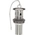 KEENEY 1-1/4 in. x 12 in. 22-Gauge Pop Up Plug Assembly with Stopper in Chrome (2-Piece)