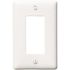HUBBELL WIRING 1-Gang Decorator Wall Plate - White