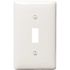 HUBBELL WIRING 1-Gang White Medium Size Toggle Wall Plate