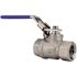 Apollo 1/2 in. x 1/2 in. Stainless Steel FNPT x FNPT 2-3/4 in. L Full-Port Ball Valve with Latch Lock Lever
