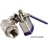 Apollo 1/2 in. x 1/2 in. Stainless Steel FNPT x FNPT 2-3/4 in. L Full-Port Ball Valve with Latch Lock Lever
