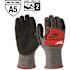 Milwaukee Small Red Nitrile Level 5 Cut Resistant Impact Dipped Work Gloves