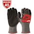 Milwaukee Small Red Nitrile Level 5 Cut Resistant Impact Dipped Work Gloves